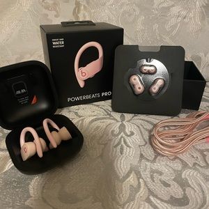 New 2020 Power Beat Pro in Pink plus in box, cord and case.